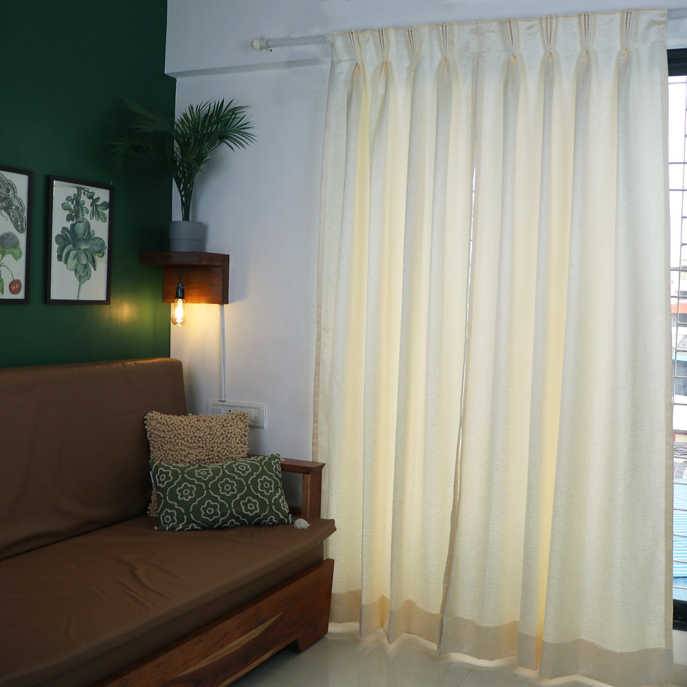 Seevo Textured Dimout Curtains - Set of 2