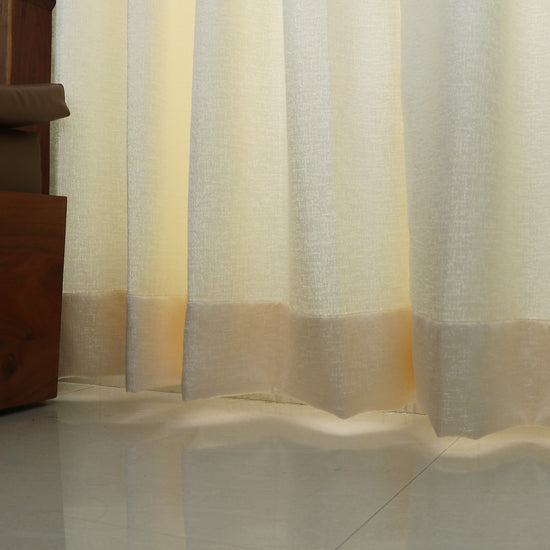 Seevo Textured Dimout Curtains - Set of 2