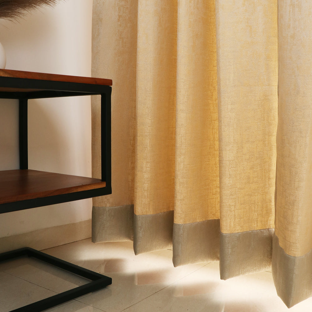 Seevo Textured Dimout Curtains - Set of 2