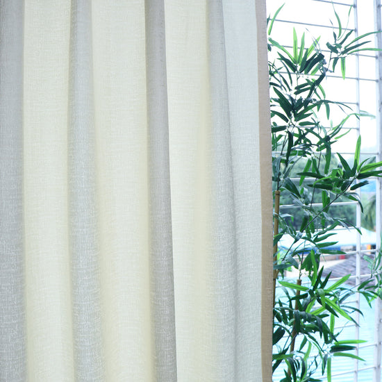 Seevo Textured Dimout Curtains - Set of 2